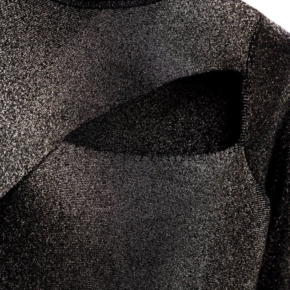 A.L.C. Metallic Knit Turtleneck Top - Picture 7 of 10